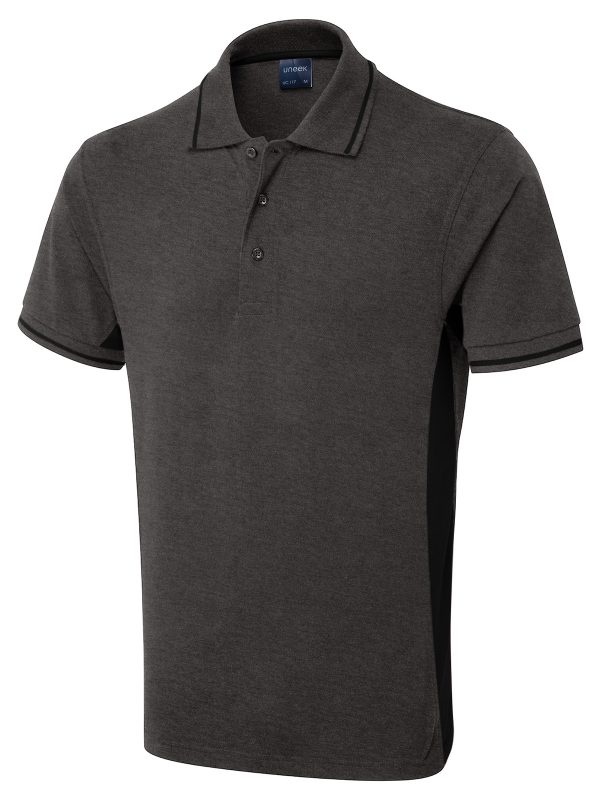 Uneek Two Tone Polo Shirt - Image 5