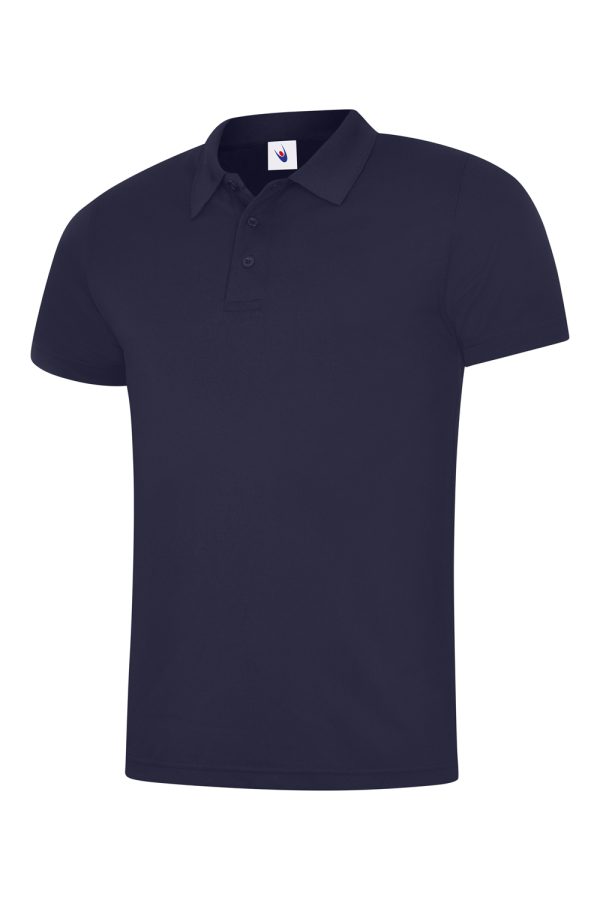 Uneek Mens Super Cool Workwear Poloshirt - Image 3