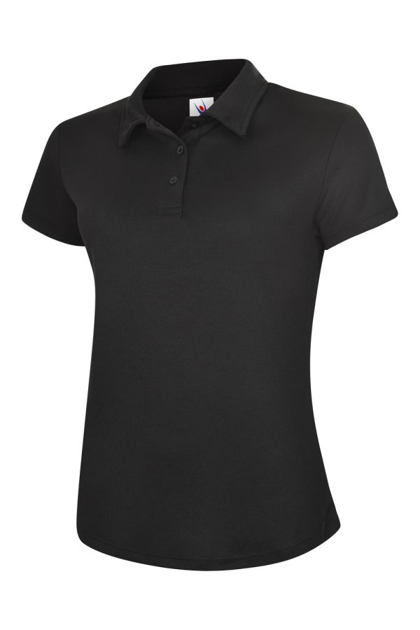 Uneek Ladies Super Cool Workwear Poloshirt - Image 2