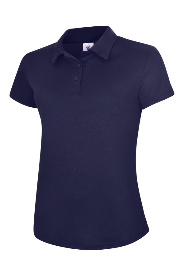 Uneek Ladies Super Cool Workwear Poloshirt - Image 3