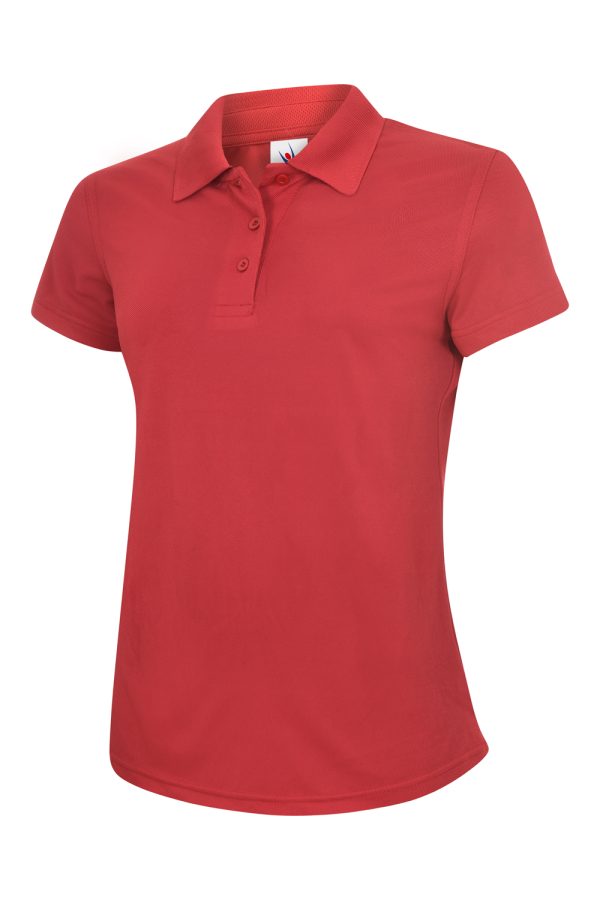 Uneek Ladies Super Cool Workwear Poloshirt - Image 4