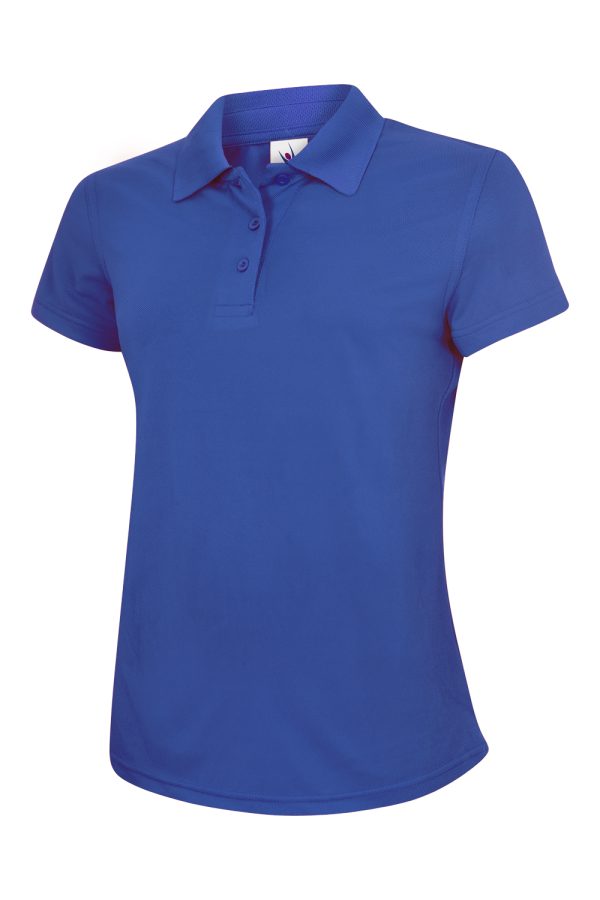 Uneek Ladies Super Cool Workwear Poloshirt - Image 5