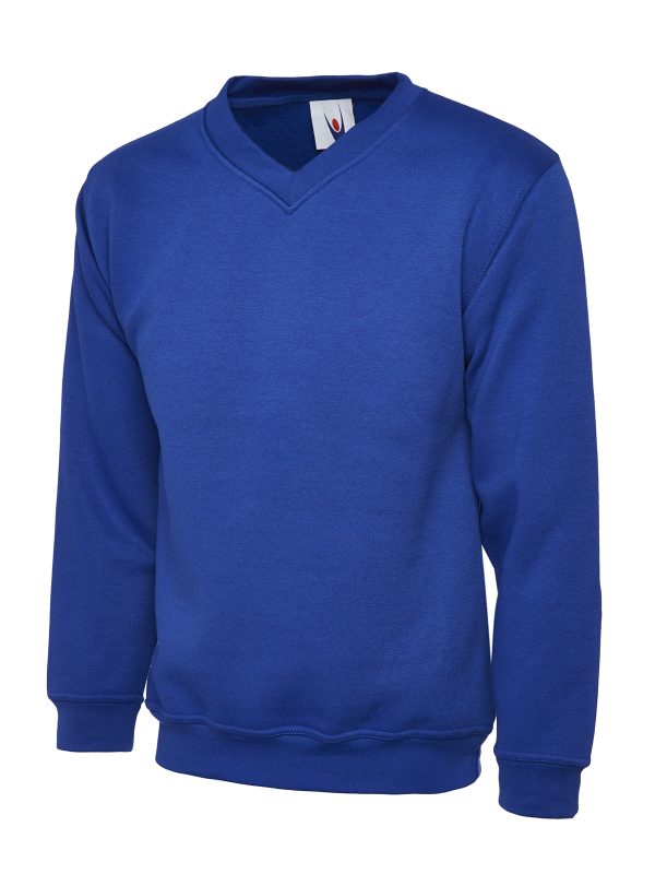 Uneek Premium V-Neck Sweatshirt - Image 5