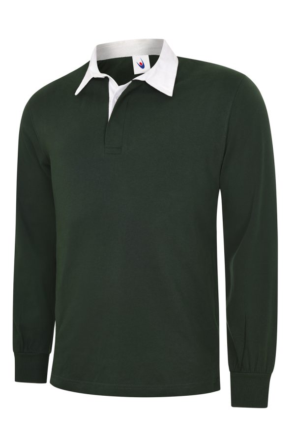 Uneek Classic Rugby Shirt - Image 2