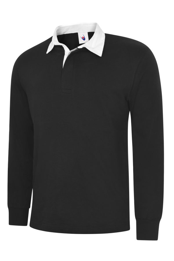 Uneek Classic Rugby Shirt - Image 3