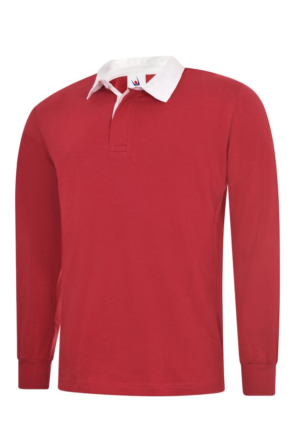 Uneek Classic Rugby Shirt - Image 5