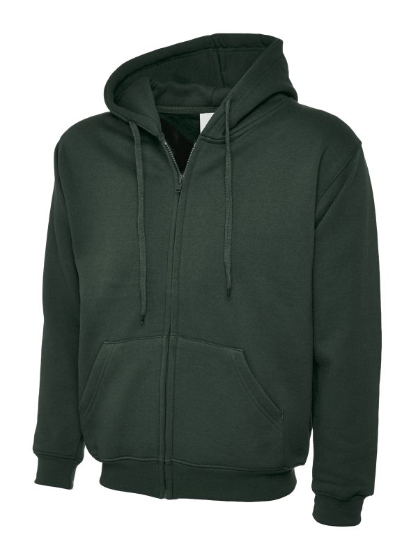 Uneek Adults Classic Full Zip Hooded Sweatshirt - Image 2