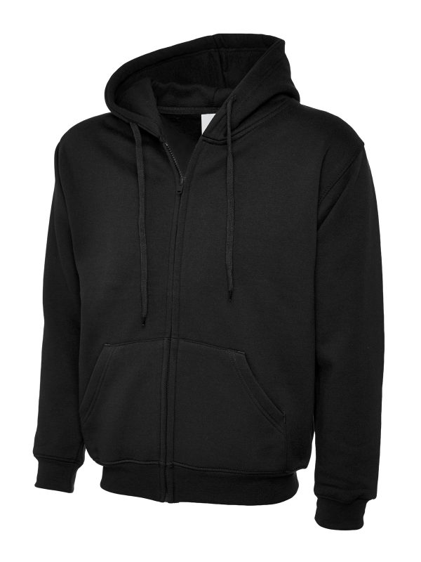 Uneek Adults Classic Full Zip Hooded Sweatshirt - Image 3