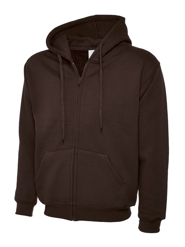 Uneek Adults Classic Full Zip Hooded Sweatshirt - Image 4