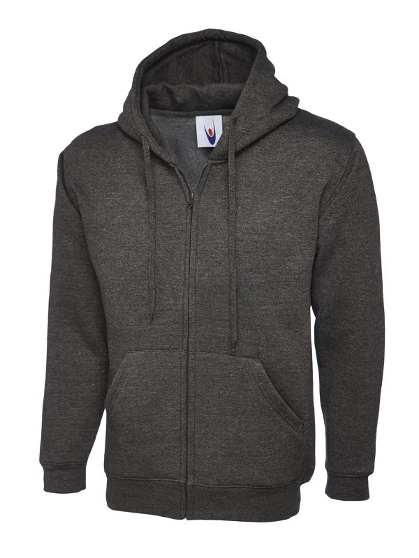 Uneek Adults Classic Full Zip Hooded Sweatshirt - Image 5