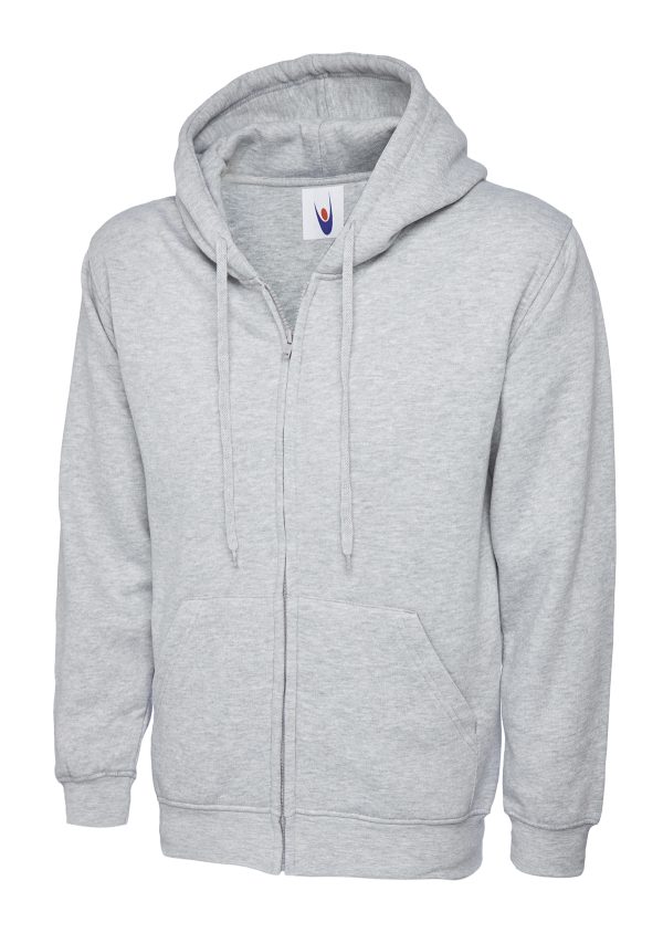 Uneek Adults Classic Full Zip Hooded Sweatshirt - Image 6