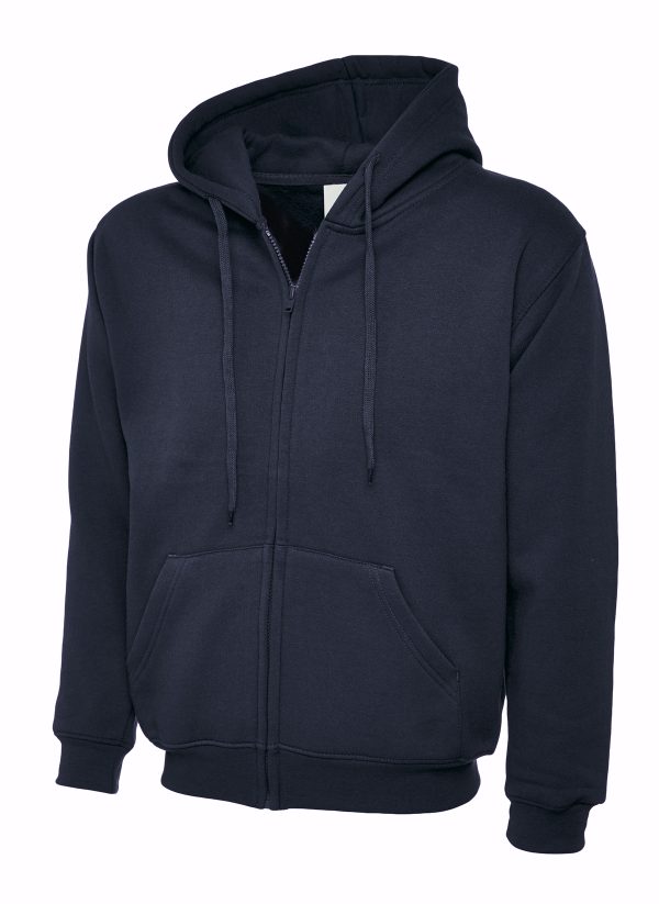 Uneek Adults Classic Full Zip Hooded Sweatshirt - Image 7