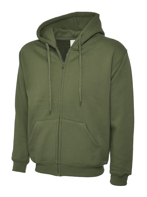 Uneek Adults Classic Full Zip Hooded Sweatshirt - Image 8