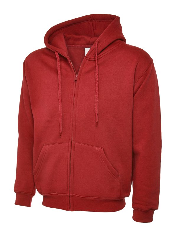 Uneek Adults Classic Full Zip Hooded Sweatshirt - Image 9