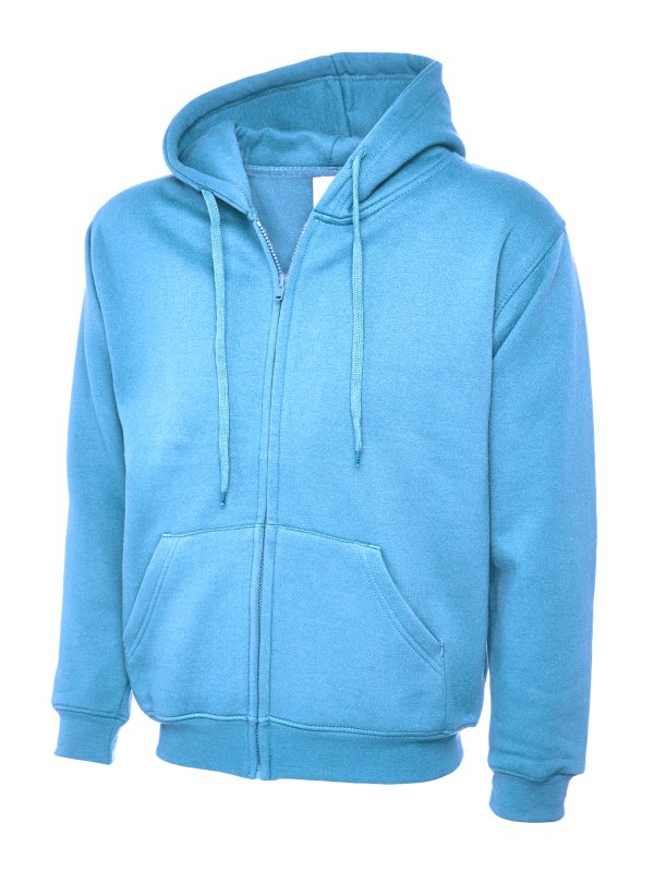 Uneek Adults Classic Full Zip Hooded Sweatshirt - Image 11