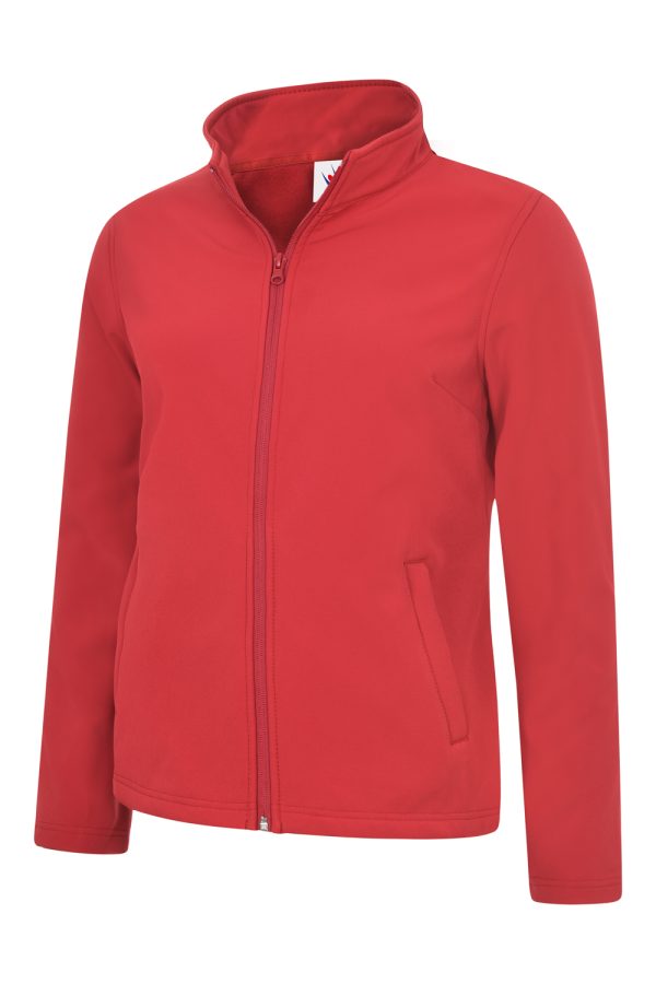 Uneek Ladies Classic Full Zip Soft Shell Jacket - Image 4