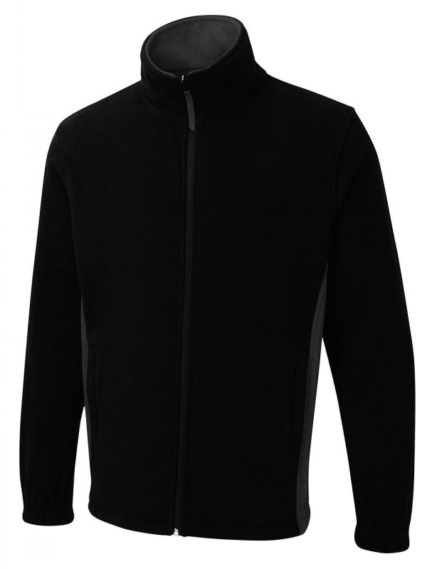 Uneek Two Tone Full Zip Fleece Jacket - Image 2