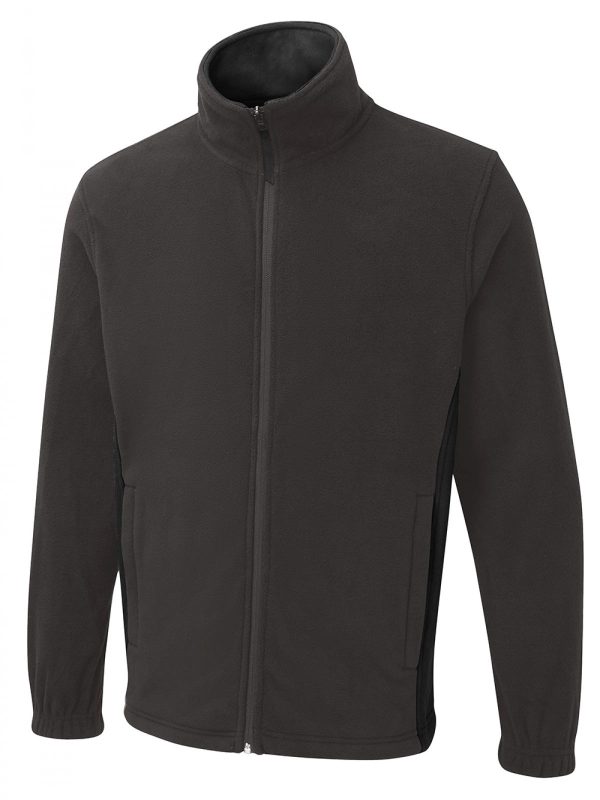 Uneek Two Tone Full Zip Fleece Jacket - Image 5