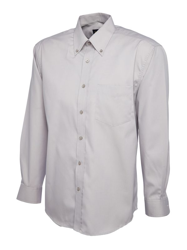 Uneek Mens Pinpoint Oxford Full Sleeve Shirt - Image 7