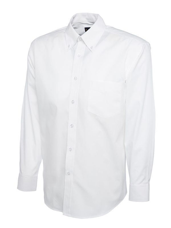 Uneek Mens Pinpoint Oxford Full Sleeve Shirt - Image 8