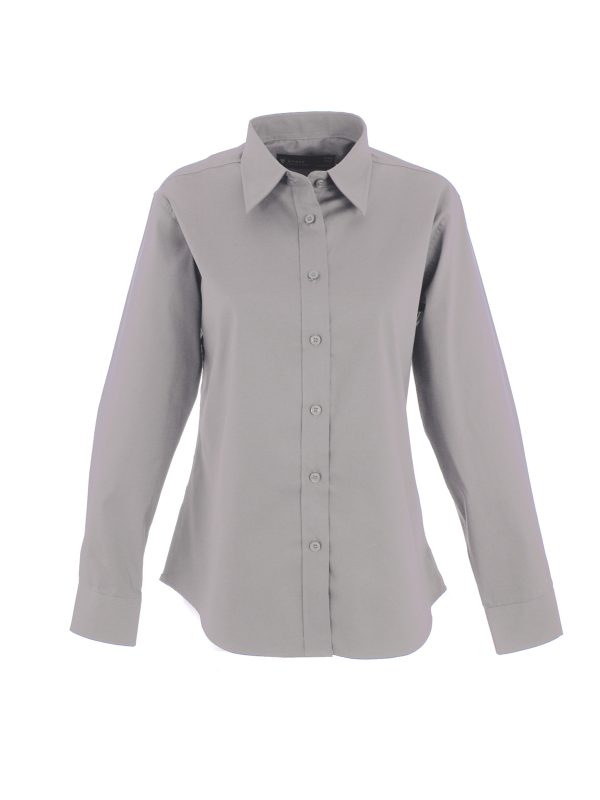 Uneek Ladies Pinpoint Oxford Full Sleeve Shirt - Image 7