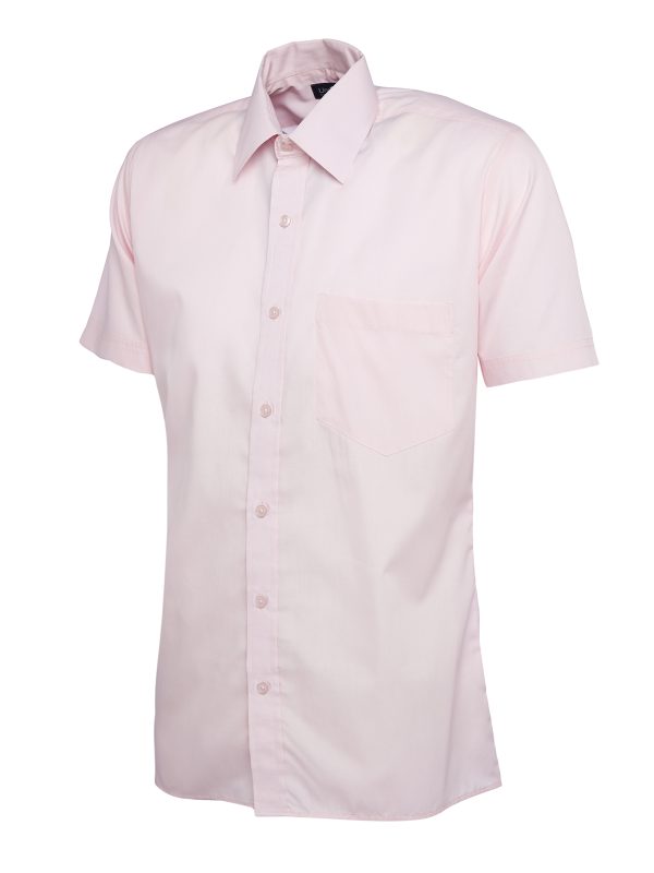 Uneek Mens Poplin Half Sleeve Shirt - Image 8