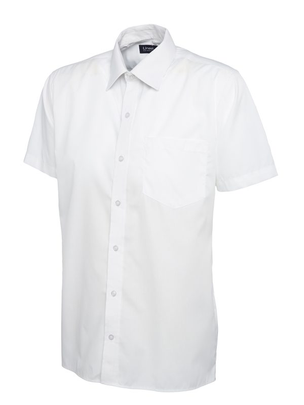 Uneek Mens Poplin Half Sleeve Shirt - Image 11