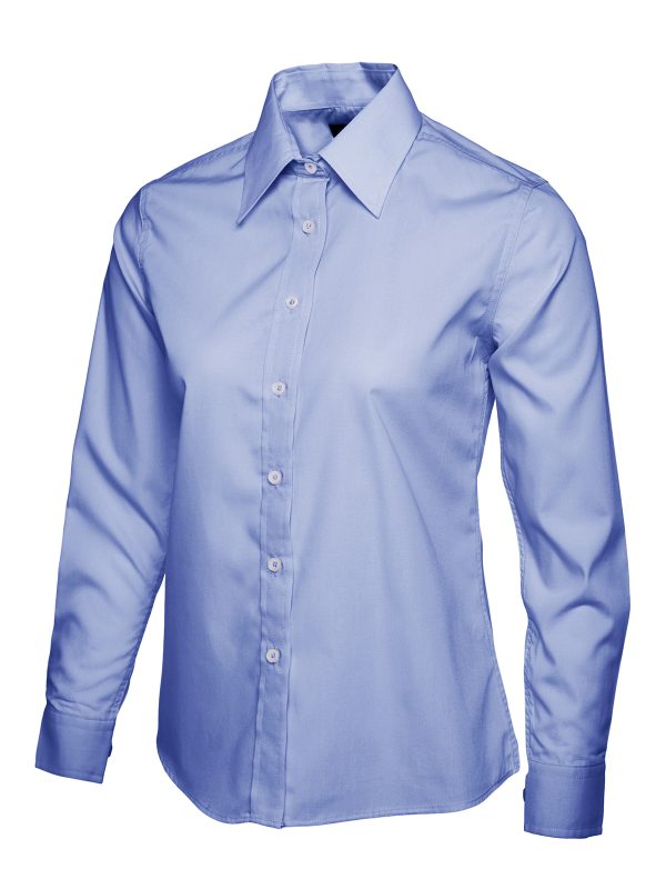 Uneek Ladies Poplin Full Sleeve Shirt - Image 6