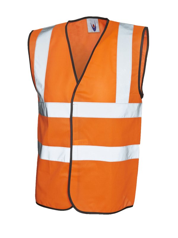 Uneek Sleeveless Safety Waist Coat - Image 2