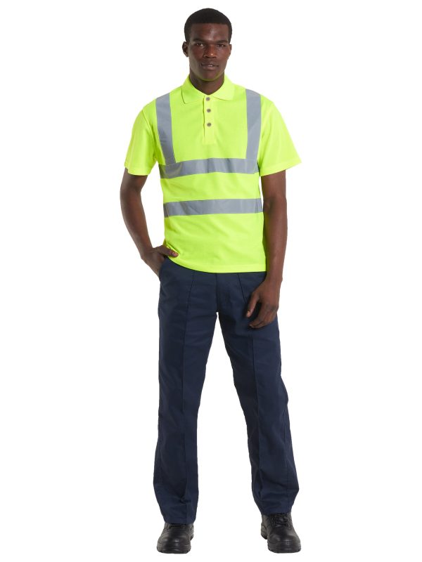 Uneek Hi-Viz Polo Shirt