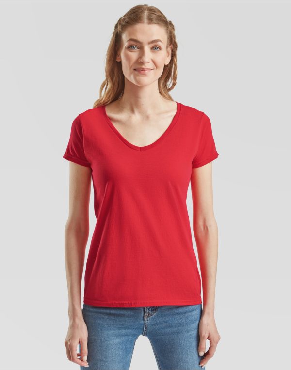 Fruit Of The Loom Ladies' Iconic150 V-Neck T