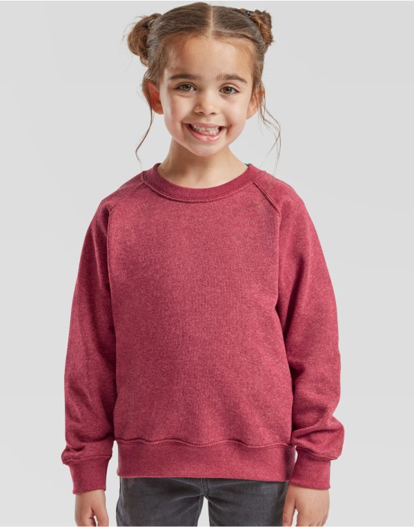 Fruit Of The Loom Kid's Classic Raglan Sweat