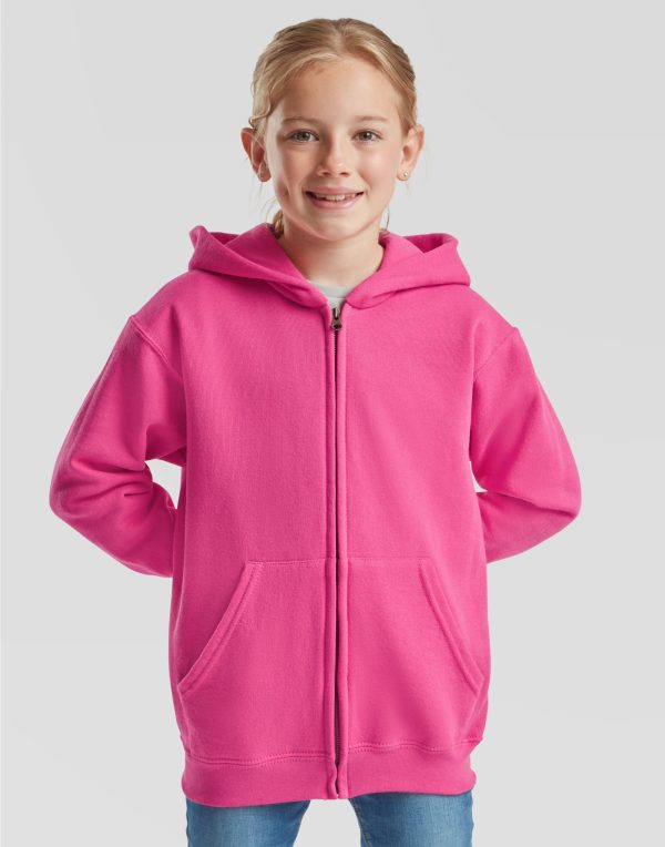 Fruit Of The Loom Kid's Classic Hooded Sweat Jacket