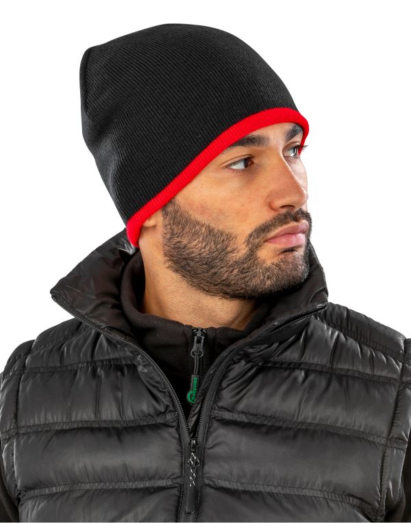 Result Winter Essentials Soft Feel Cuffless Reversible Beanie