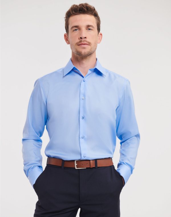 Russell Collection Men's L/Sleeve Non-Iron Shirt