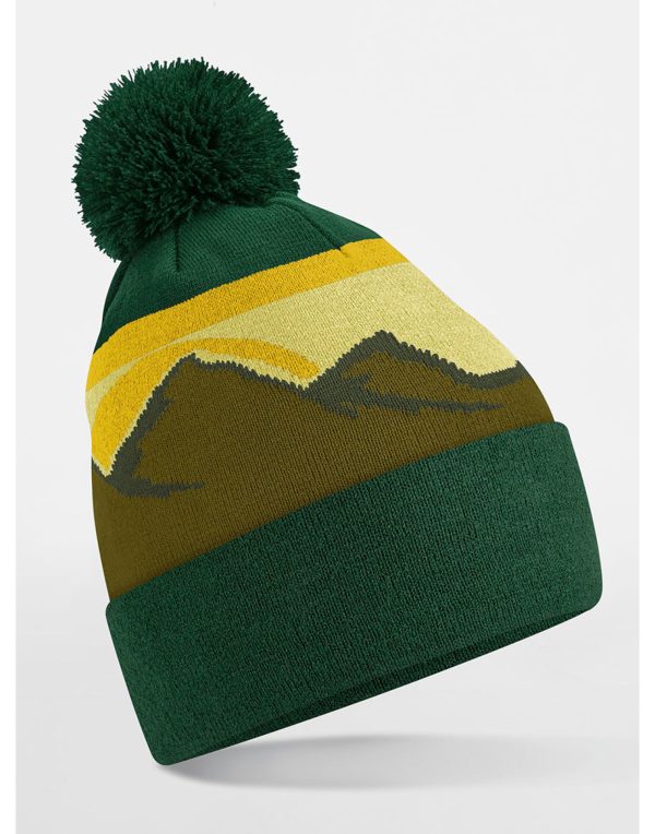 Beechfield  Mountain Peaks Pom Pom Beanie