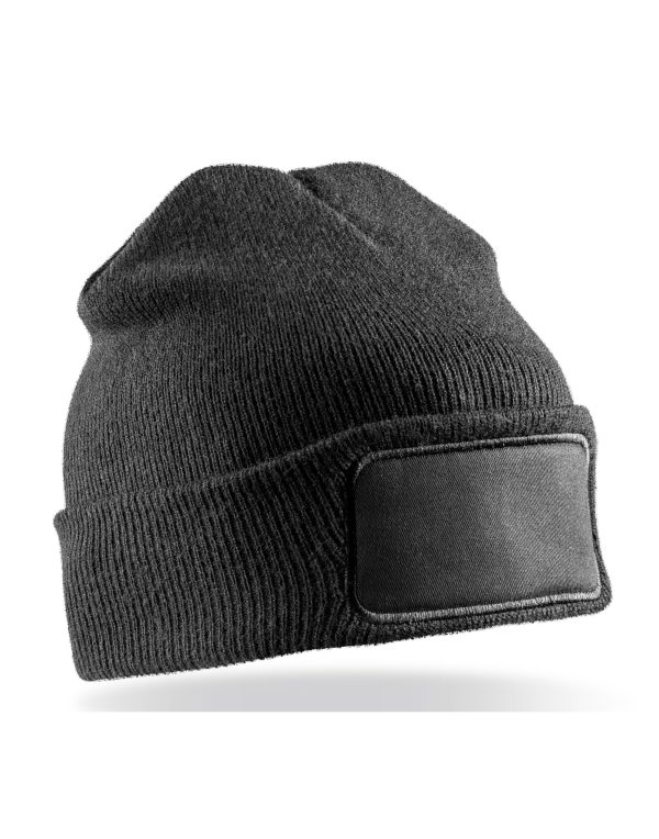 Result Genuine Recycled Recycled Double Knit Printers Beanie