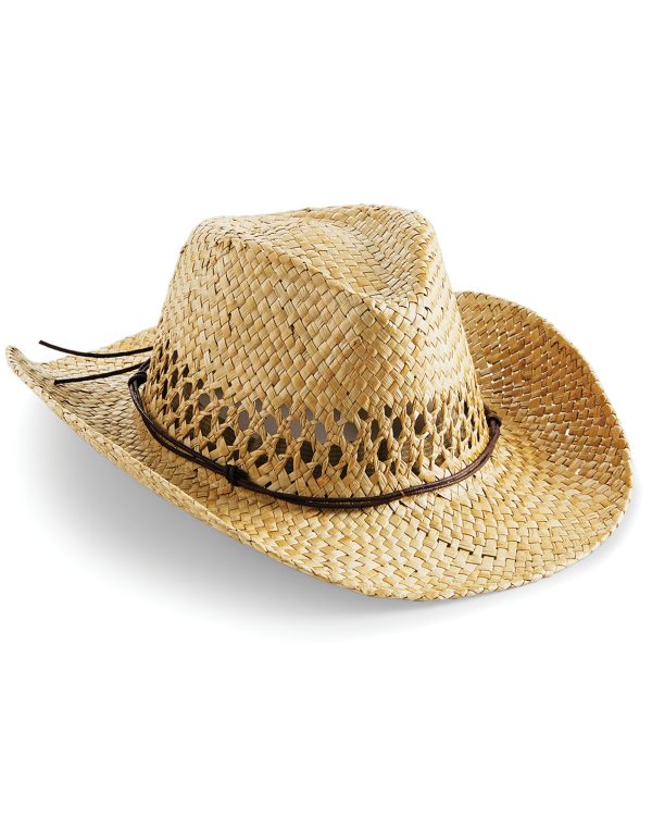 Beechfield  Straw Cowboy Hat