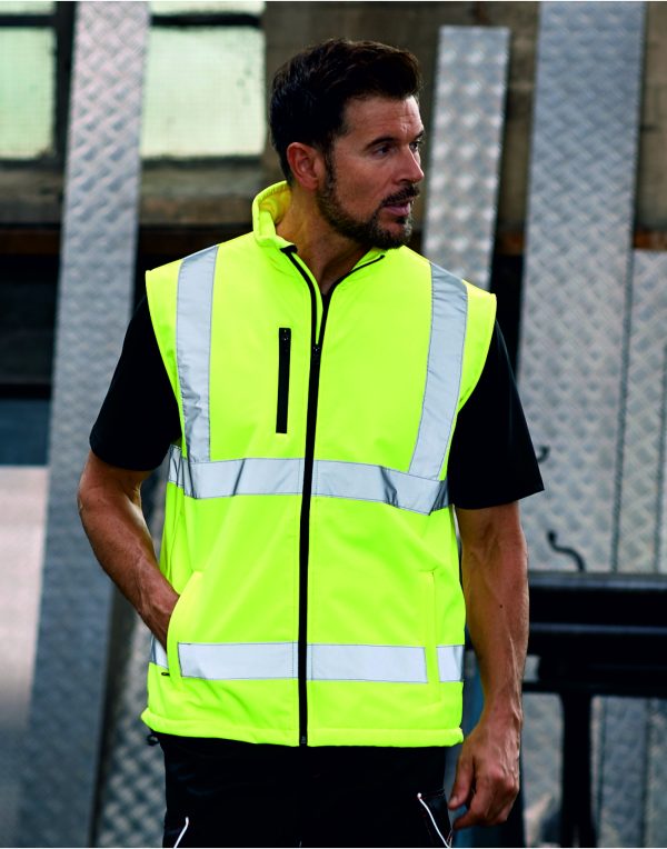 Yoko Hi-Vis Softshell Bodywarmer