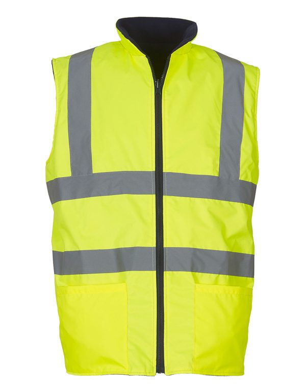 Yoko Hi-Vis Reversible Fleece Vest