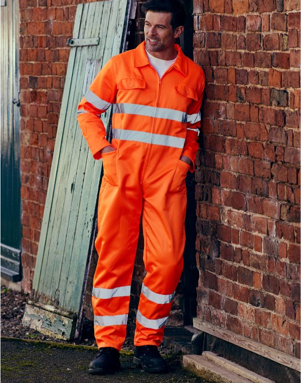 Yoko Hi-Vis Polycotton Coverall