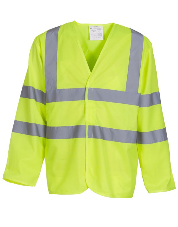 Yoko Hi-Vis Long Sleeve Waistcoat