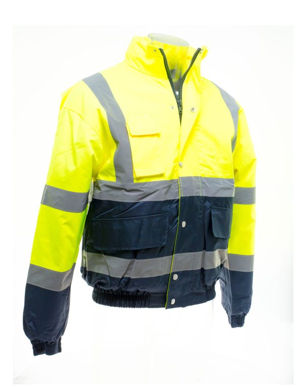 Yoko Hi-Vis 2 Tone Bomber Jacket