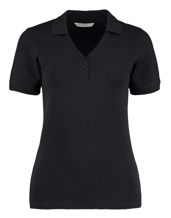 Kustom Kit Regular Fit Comfortec® V-Neck Polo