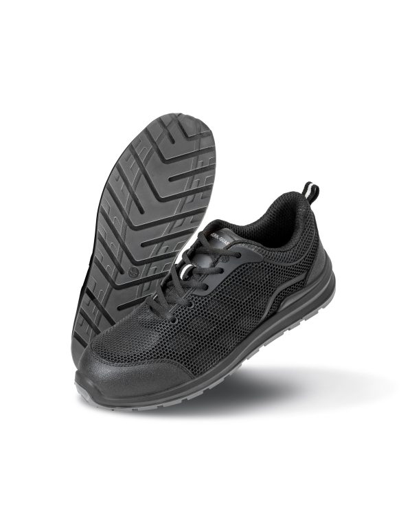 WORK-GUARD by Result Unisex All Black Safety Trainer