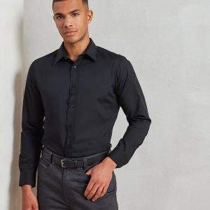Premier Poplin Fitted Long Sleeve Shirt