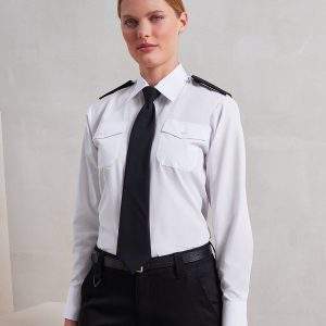 Premier Womens`s Long Sleeve Pilot Shirt
