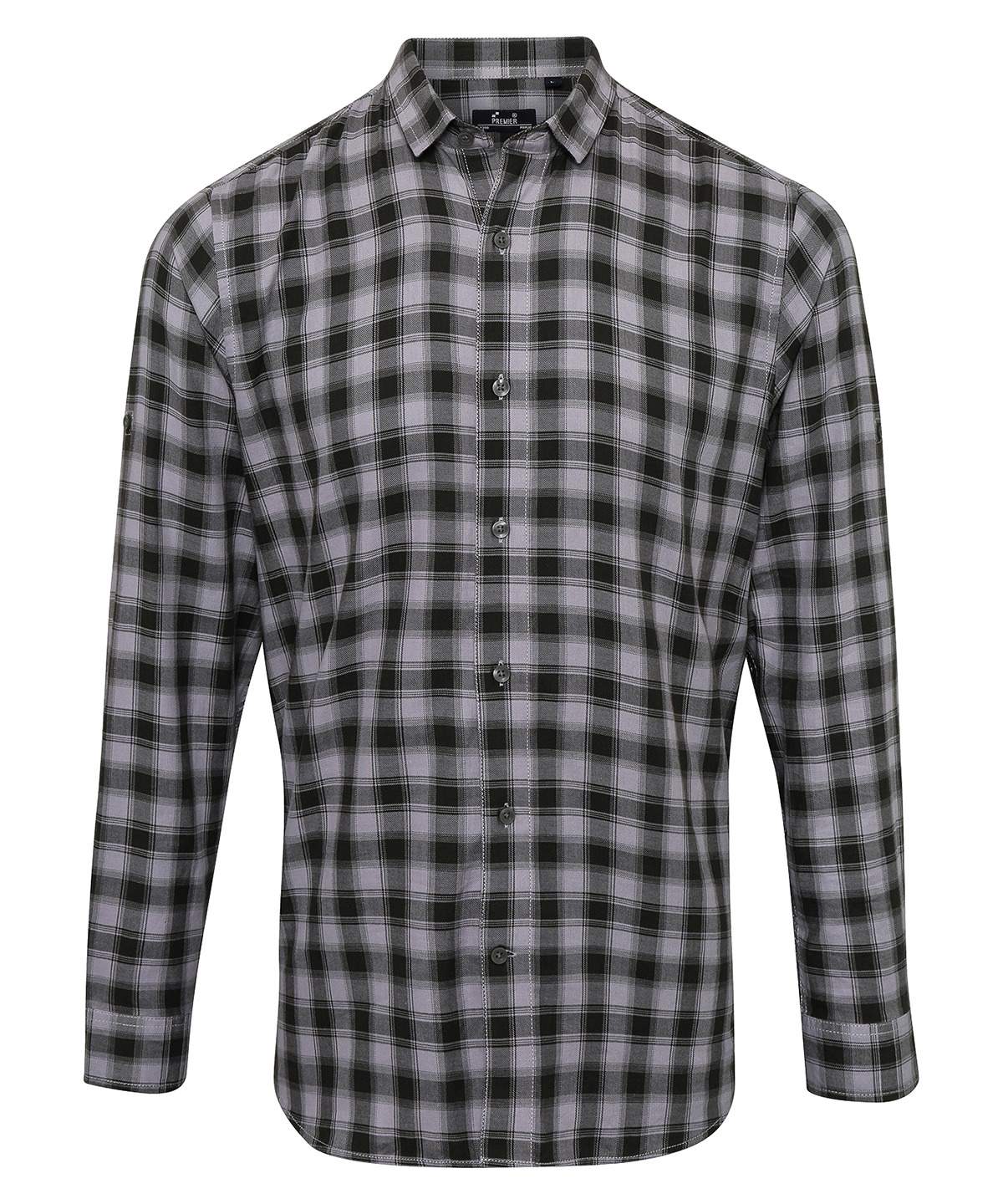 Premier Mulligan Check Cotton Long Sleeve Shirt - Image 14