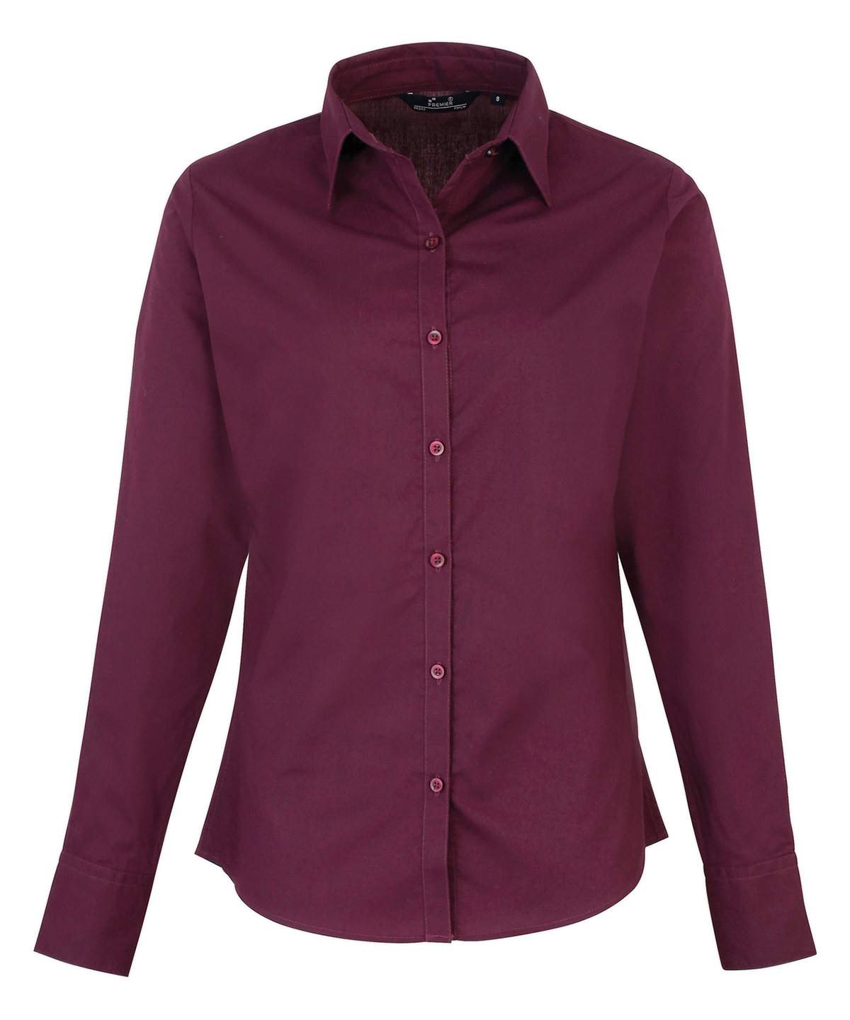 Premier Womens`s Poplin Long Sleeve Blouse - Image 13