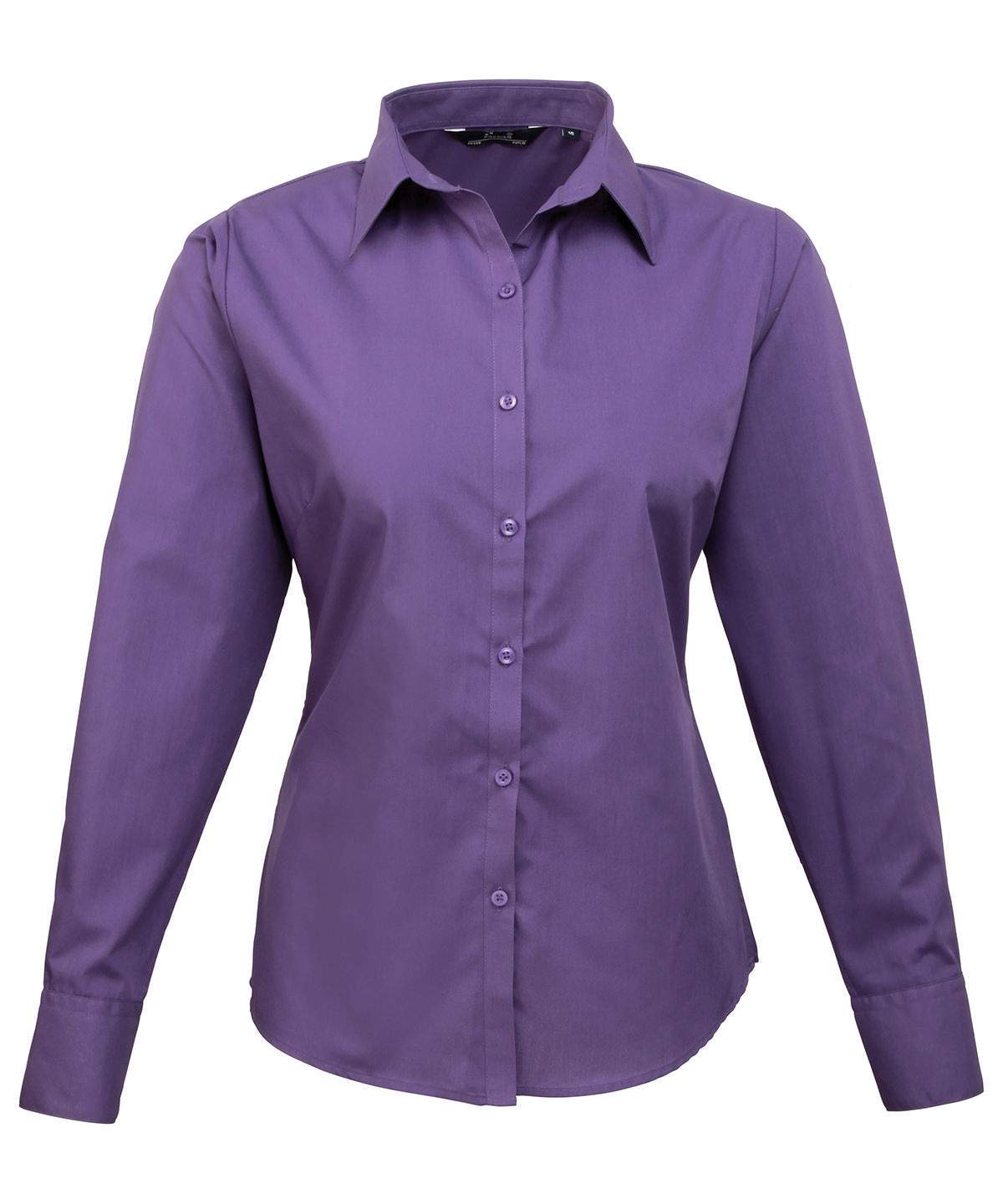 Premier Womens`s Poplin Long Sleeve Blouse - Image 188